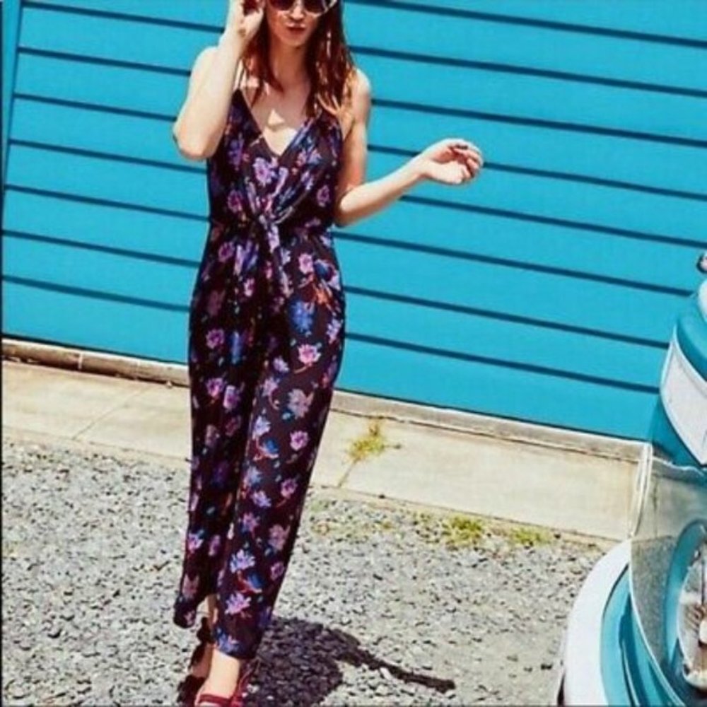 Anthro Moulinette Soeurs Willa Tie Waist Jumpsuit